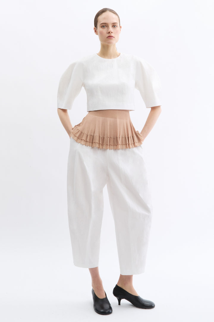 Kaes Blouse in Cotton Jacquard
