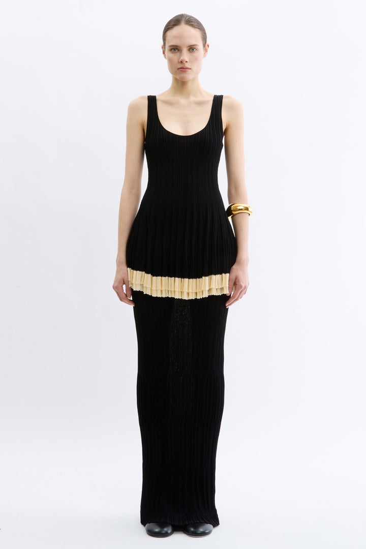 Kishi Knit Layered Gown