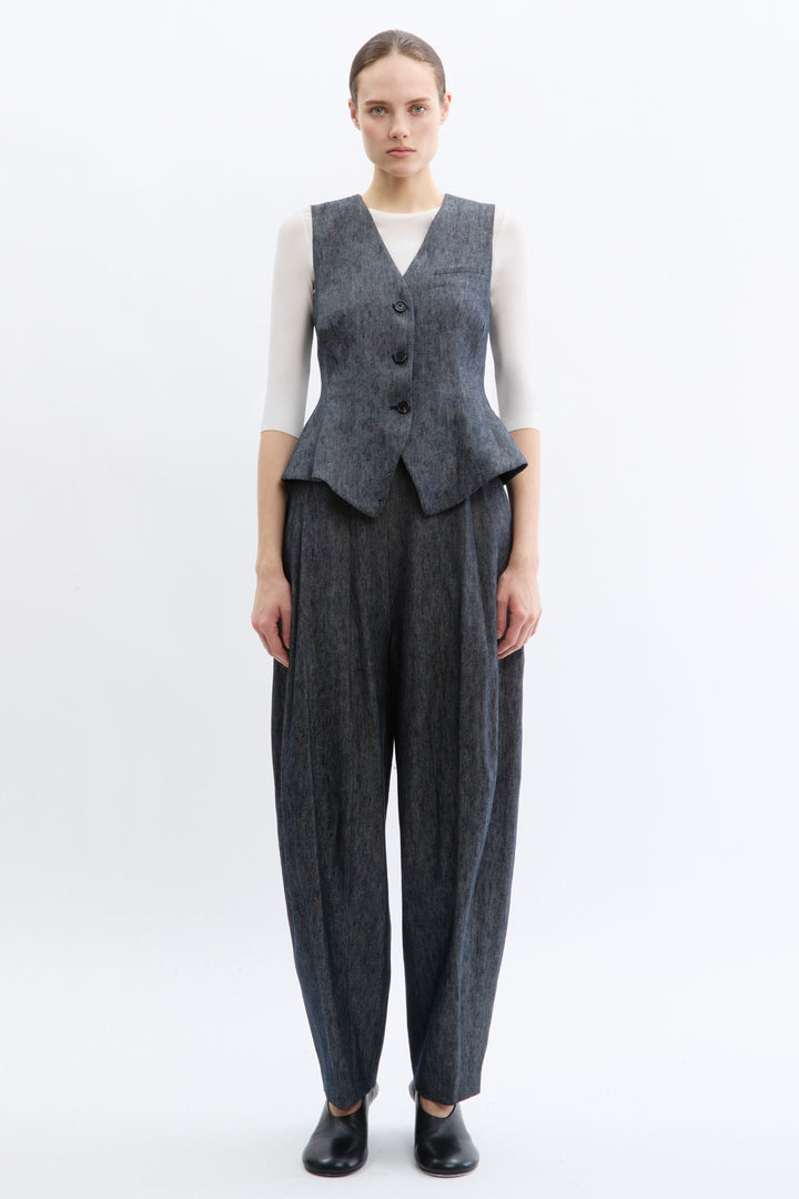 William Vest in Denim