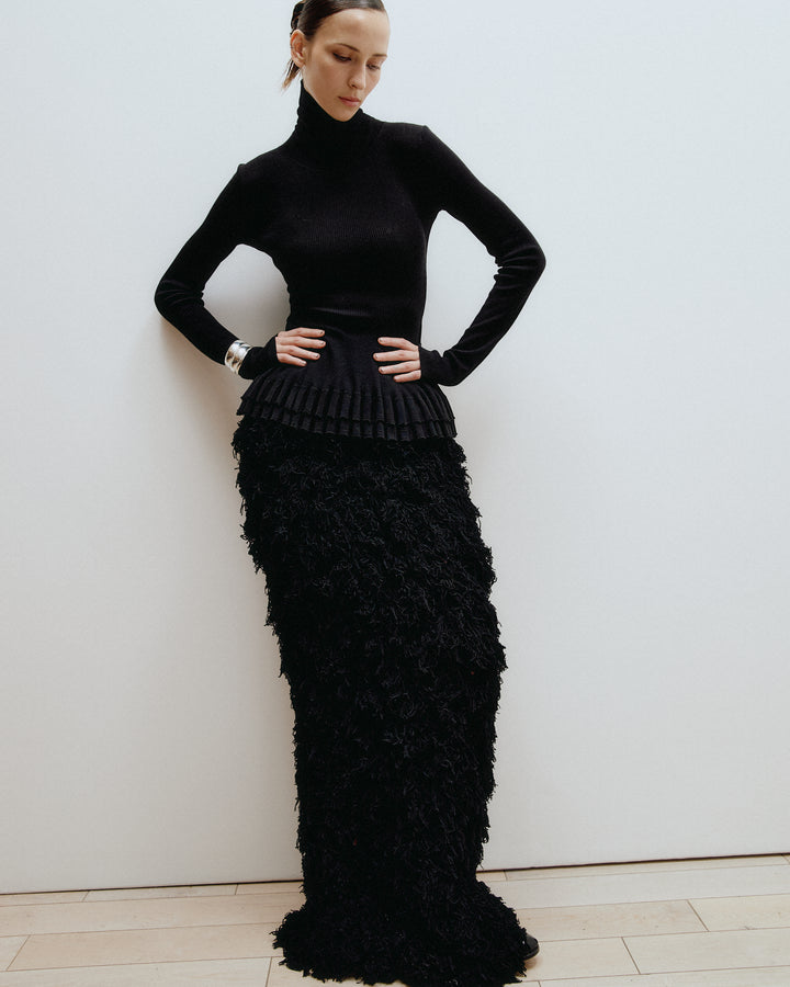 Curly Long Skirt