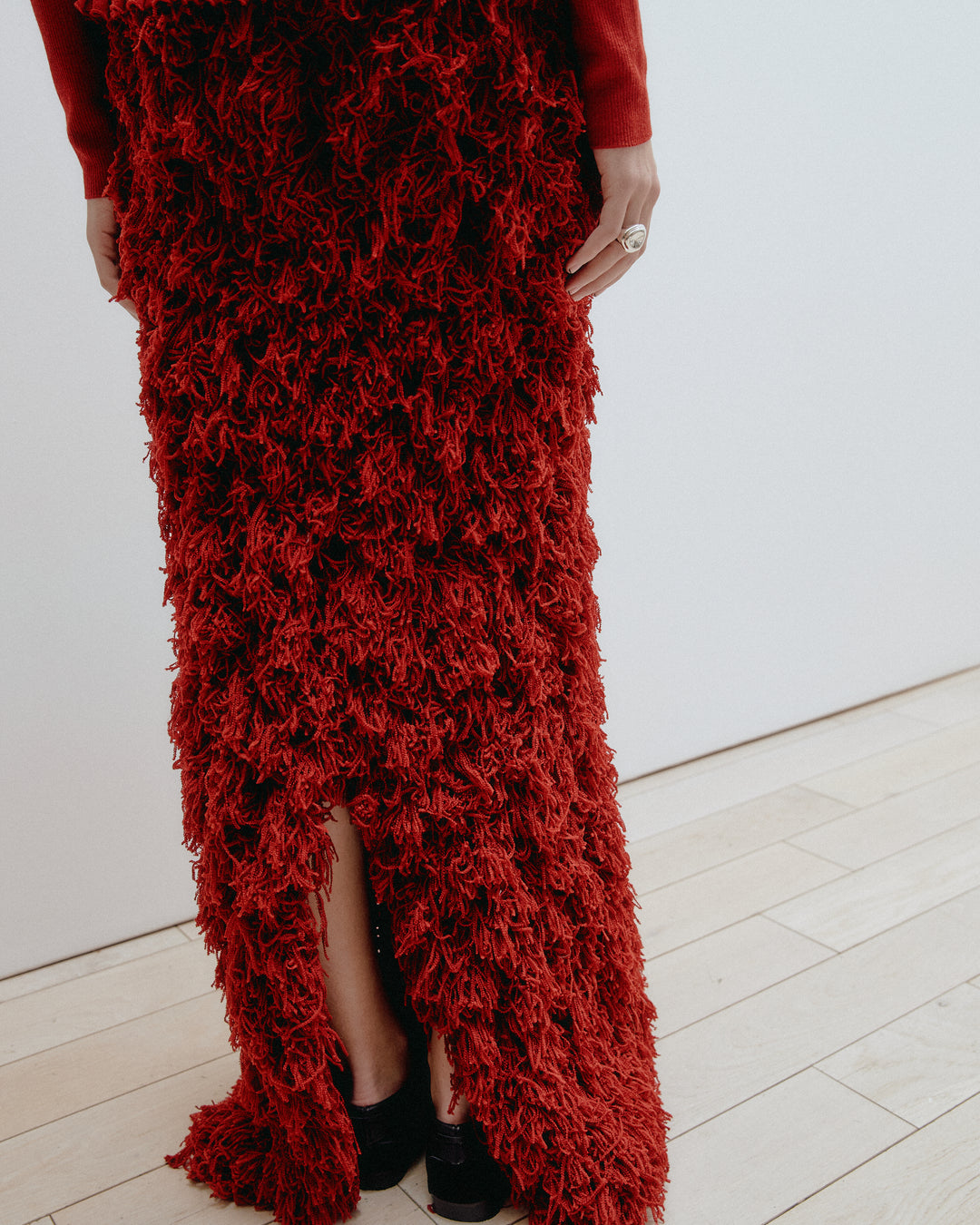 Curly Long Skirt