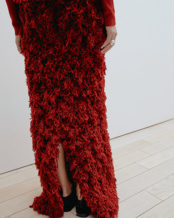 Curly Long Skirt