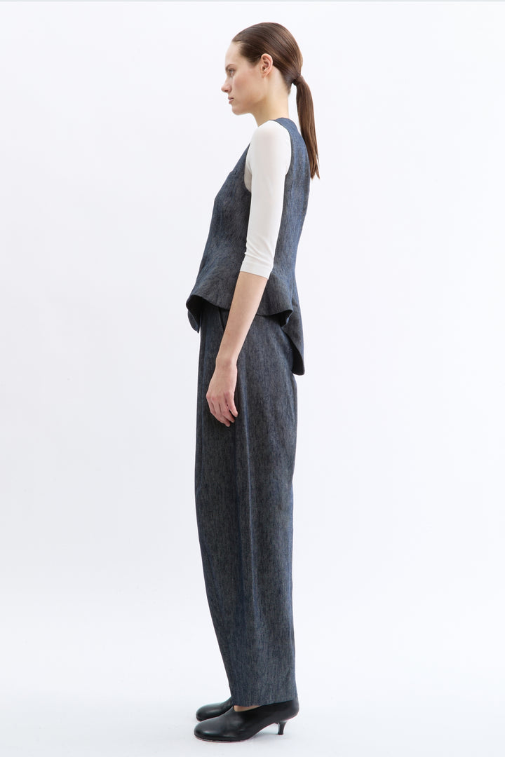 William Vest in Denim