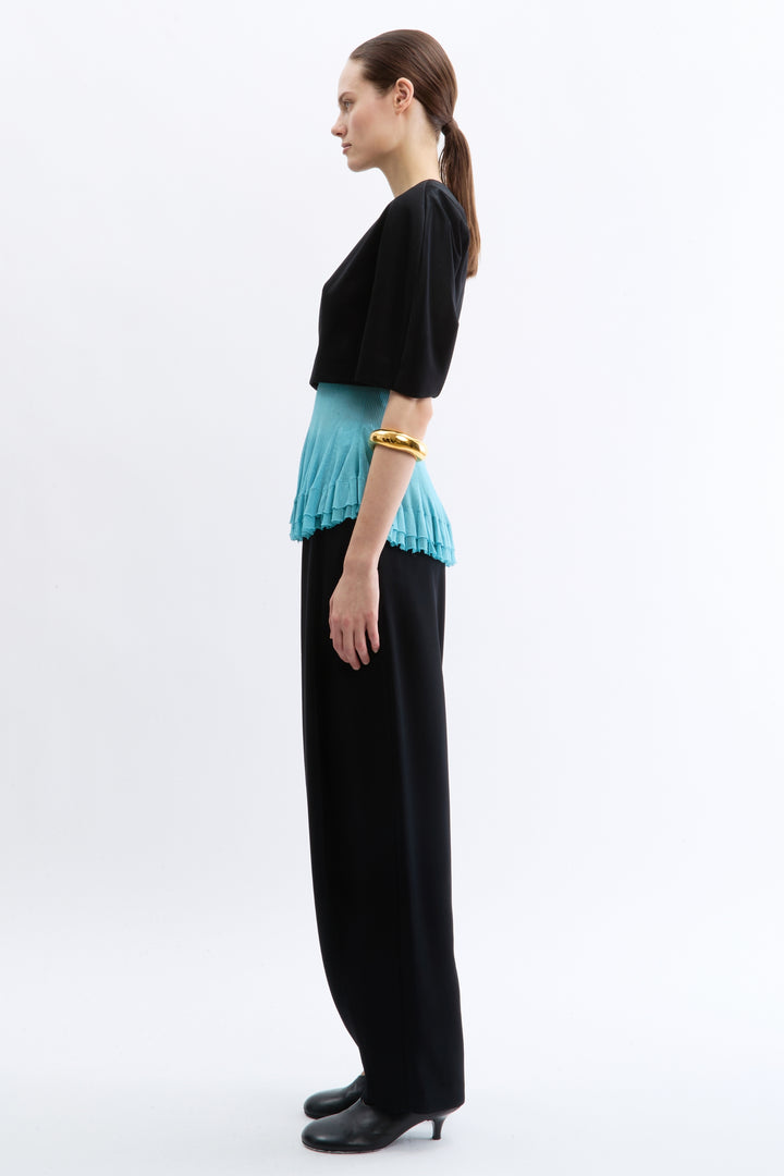 Kaes Blouse in Cotton Sateen