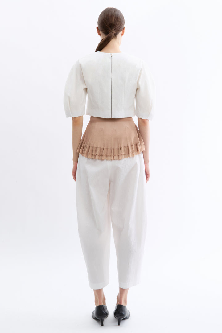 Kaes Blouse in Cotton Jacquard