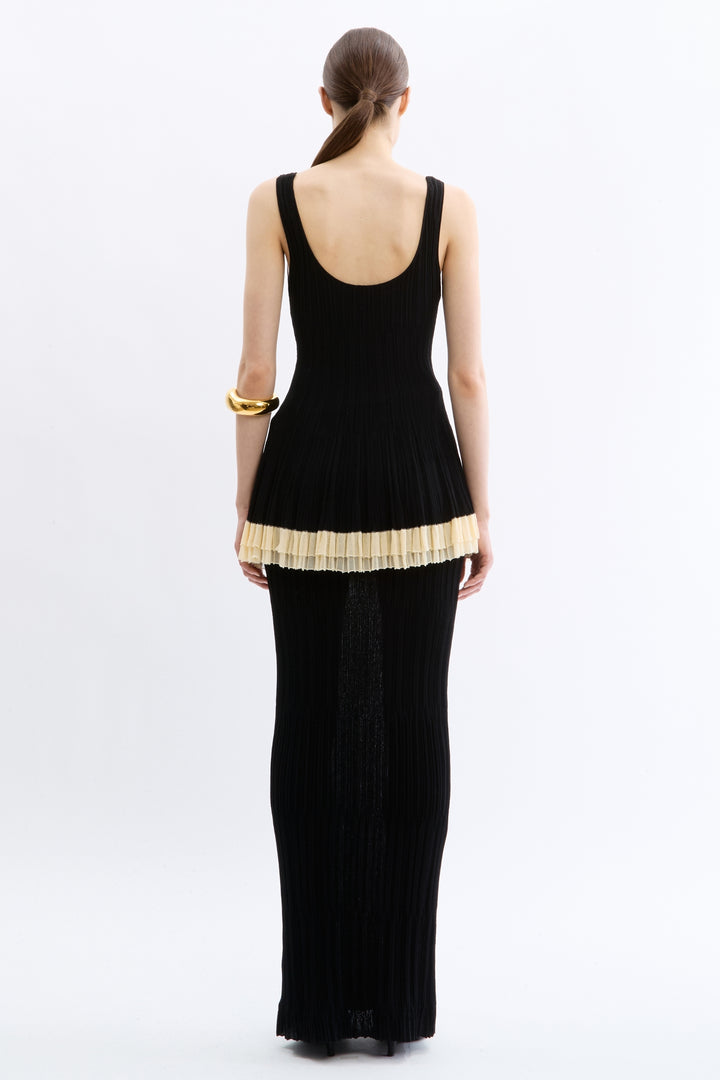 Kishi Knit Layered Gown