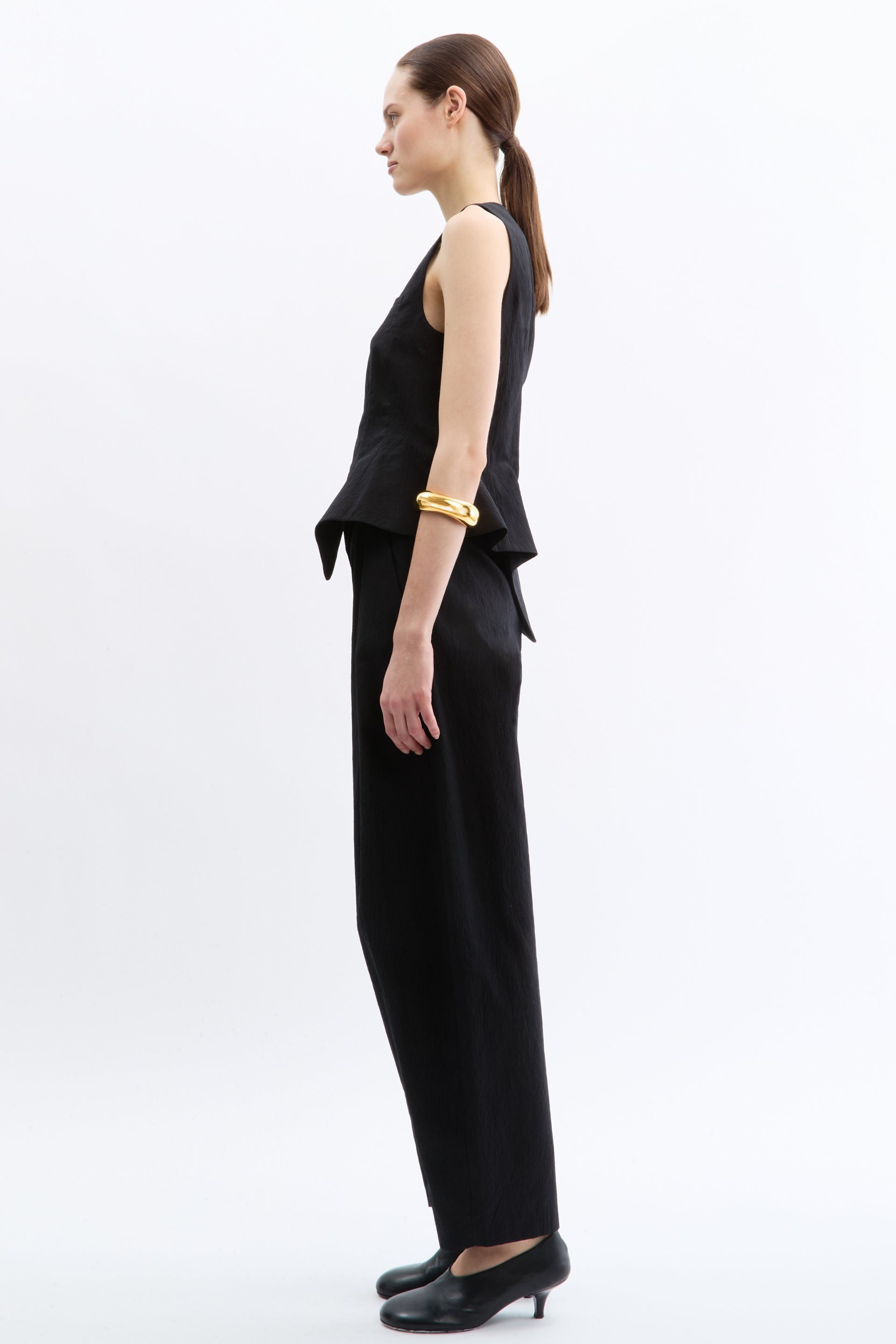 William Vest in Cotton Jacquard – ASHLYN
