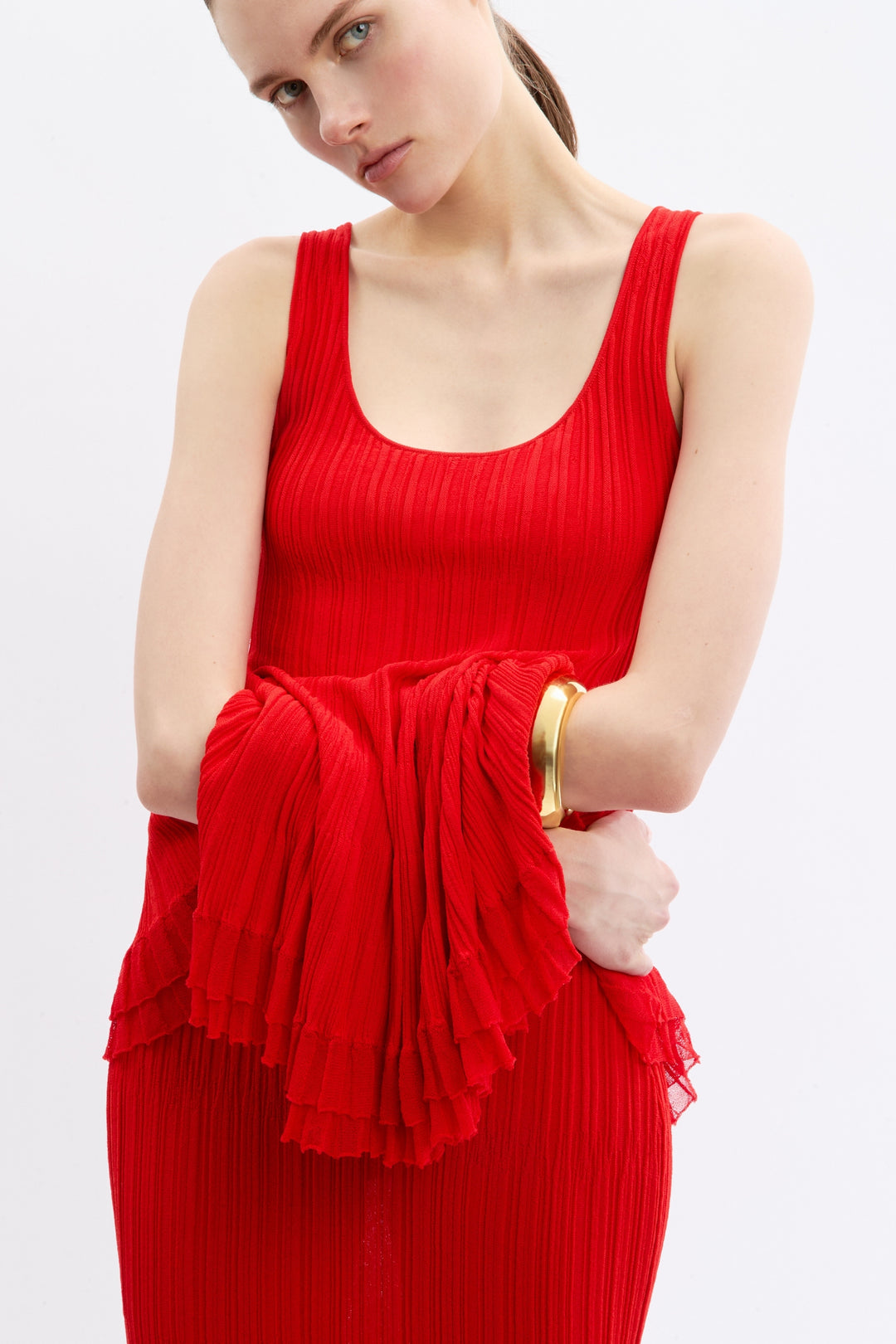 Kishi Knit Layered Gown