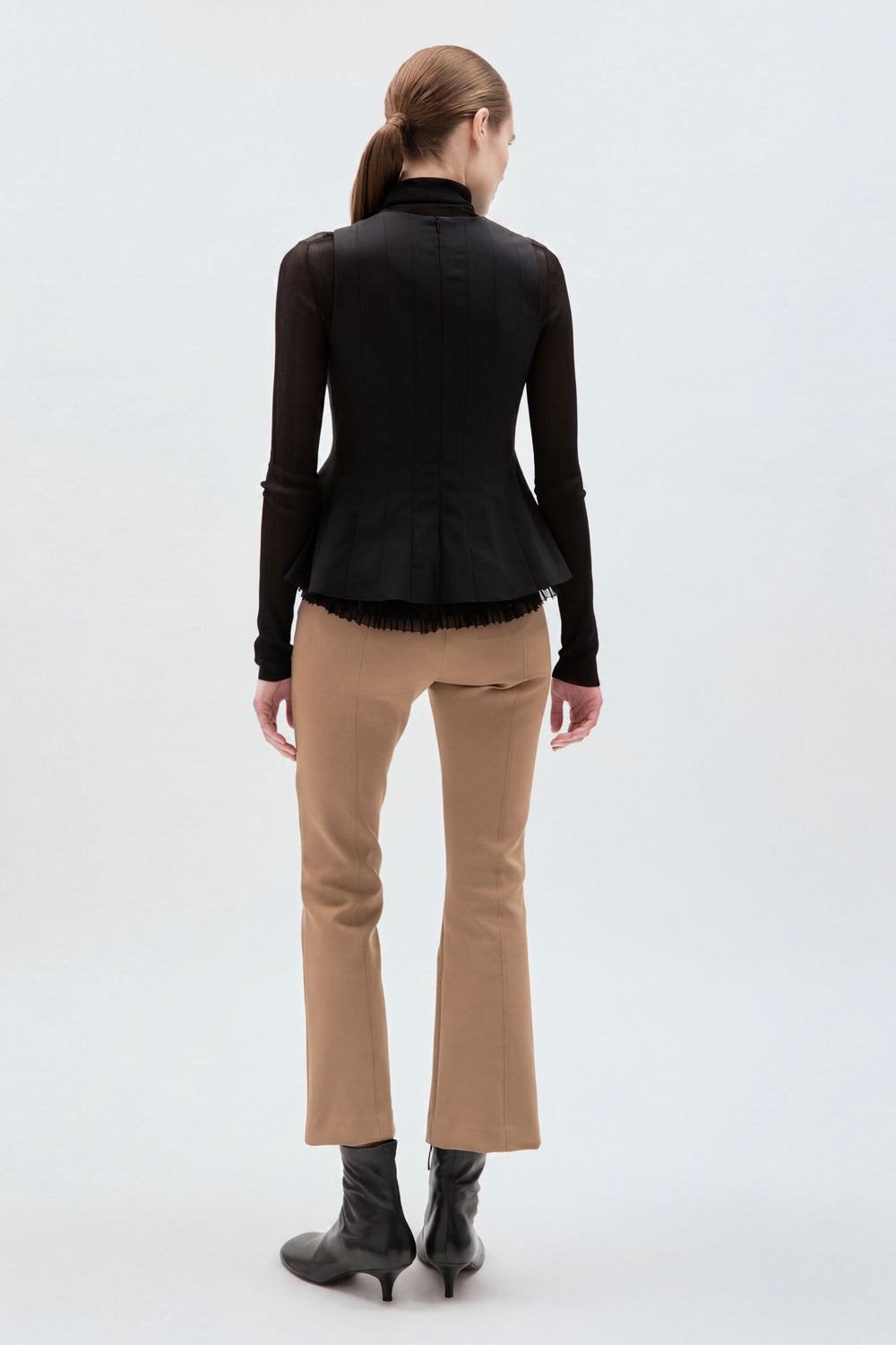 Cody Kick Flare Pant in Punto Jersey